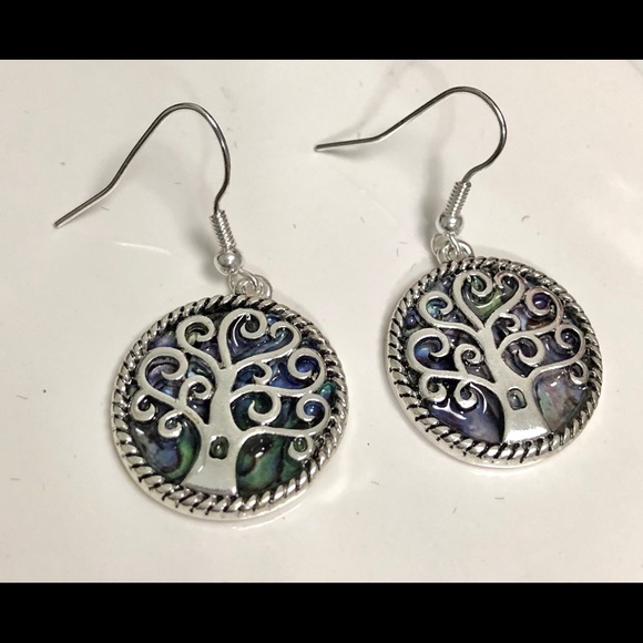 Life of tree vintage earrings - Picture 1 of 5